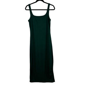 NWT Verdusa Women Casual Sleeveless Square Neck Ribbed Knit Tank Long Dress M